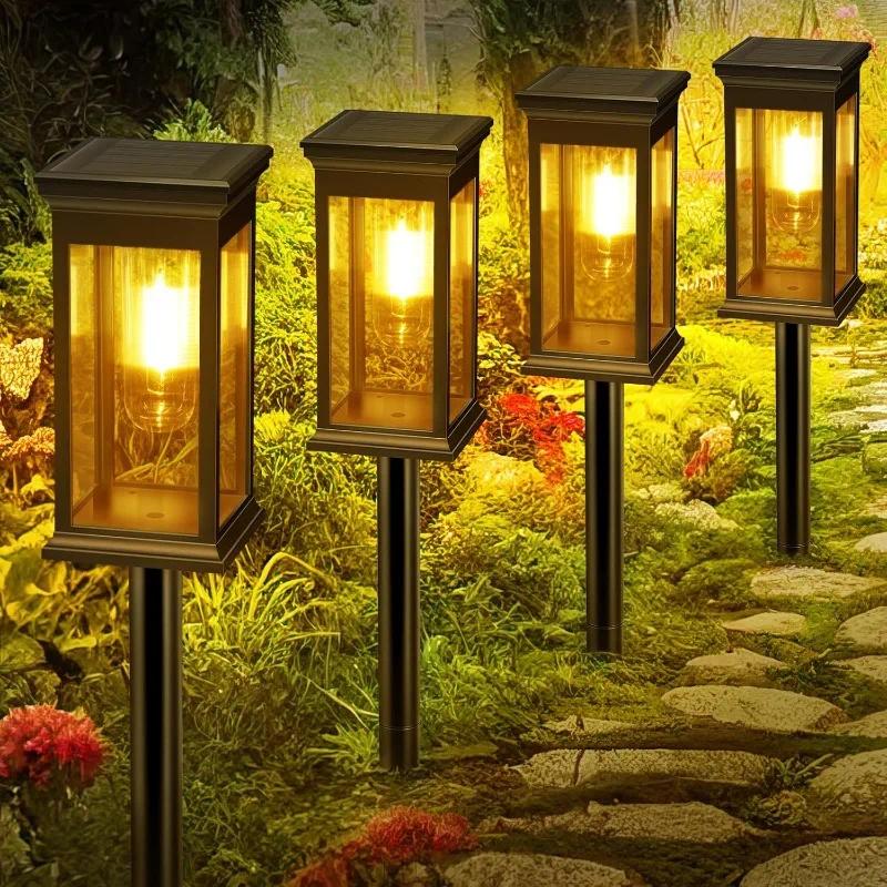 Outdoor Power For Wedding - 4Pcs Lampu Jalan Tenaga Surya Lampu