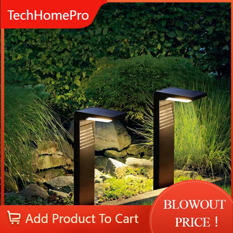 Outdoor Power Brush - Lampu Taman LED Tahan Air Bertenaga
