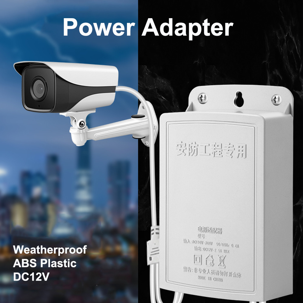 Outdoor Power Supply 12V - DC 12V 2,5A Kamera Keamanan CCTV