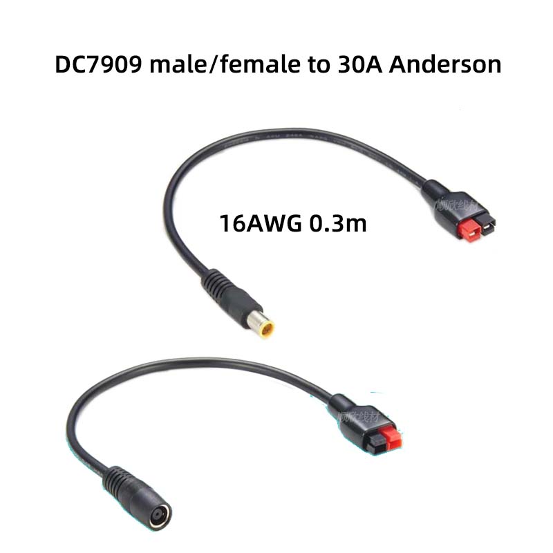 Outdoor Power Extension - DC7909 kabel koneksi Anderson jantan dan