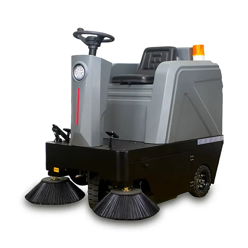 Outdoor Power Broom - Novatech Global Pembersih Lantai Jalan Bertenaga