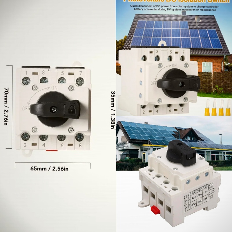 Outdoor Power Disconnect - Sakelar Isolator DC Premium 4P 1000V