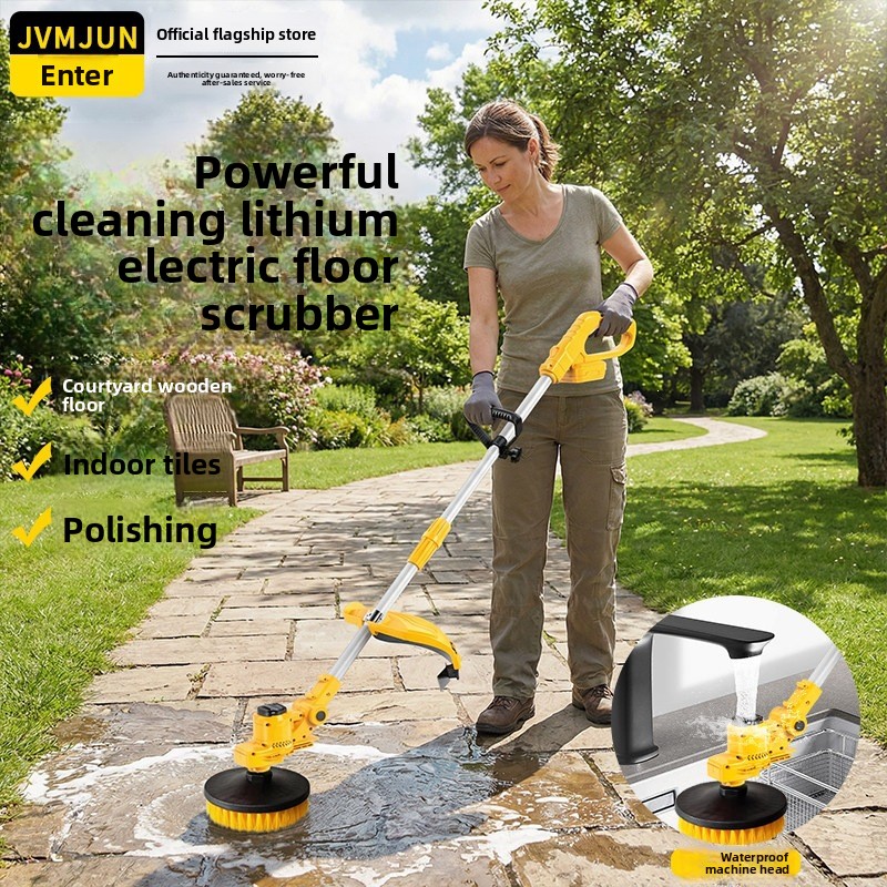Outdoor Power Brush - Sikat Pembersih Listrik YFY Genggam Baterai