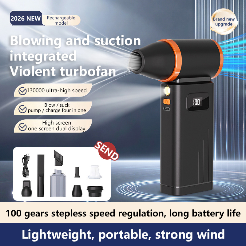 Outdoor Power Brush - Penyedot Debu Genggam 2-in-1 Hisap Tiup