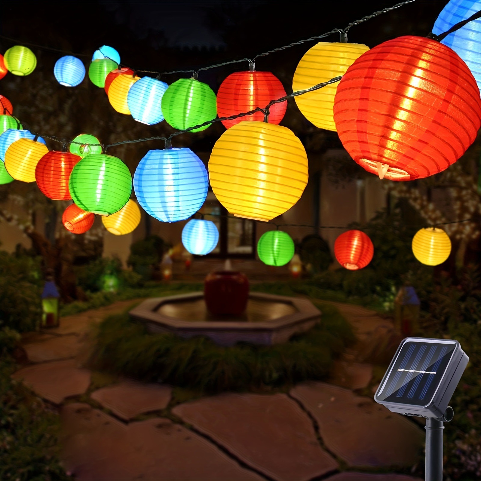 Outdoor Power For Wedding - Lampu Tali Lentera Surya LED Lampu