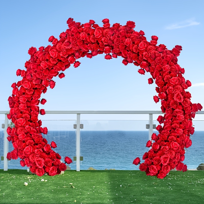 [Lengkungan Bunga Mawar Romant - Outdoor Power For Wedding ulasan dan harga