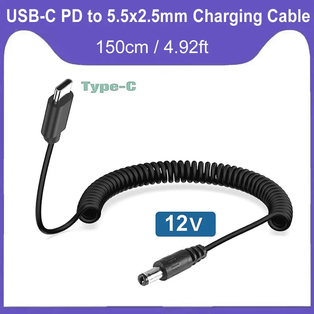Kabel Daya USB C ke DC 5.5mm X - Outdoor Power Supply 12V ulasan dan harga