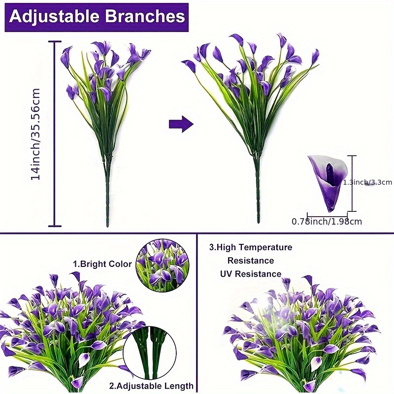 Bunga Calla Lily Buatan Warna  - Outdoor Power For Wedding ulasan dan harga