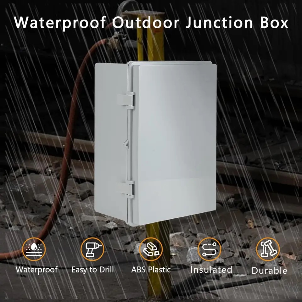 Luar Ruangan IP66 Abs Pc Plast - Outdoor Power Junction Box ulasan dan harga