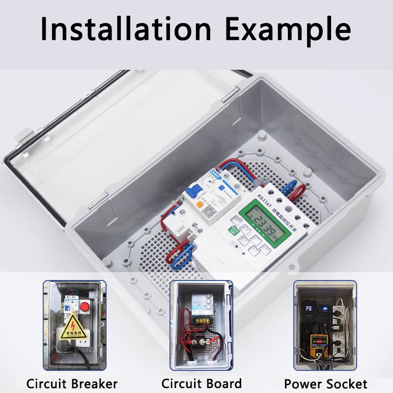Kotak distribusi elektronik lu - Outdoor Power Junction Box ulasan dan harga