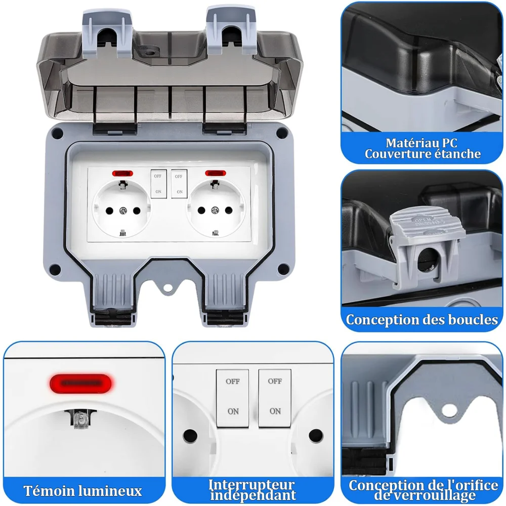 Stopkontak Luar Ruangan Gaya E - Outdoor Power Strip ulasan dan harga
