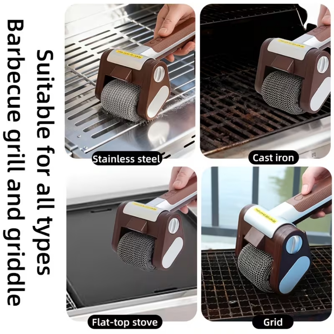Sikat Pembersih Panggangan Lis - Outdoor Power Brush ulasan dan harga