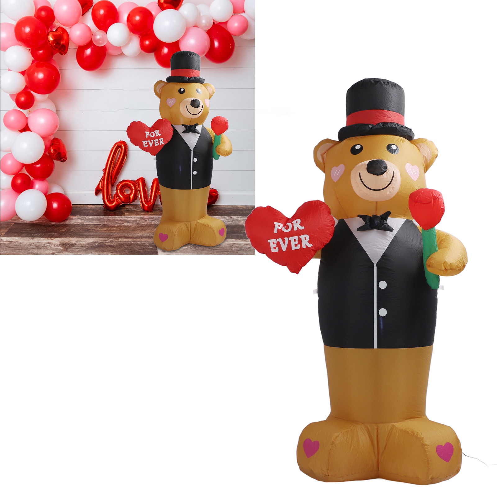 Boneka Beruang Tiup 210T Serat - Outdoor Power For Wedding ulasan dan harga