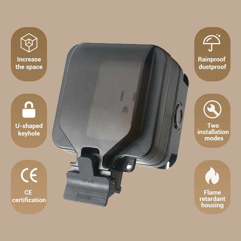 Avoir IP66 soket tahan air din - Outdoor Power Strip ulasan dan harga