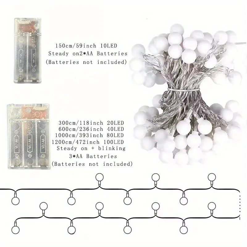 Lampu Tali USB/Bertenaga Bater - Outdoor Power For Wedding ulasan dan harga
