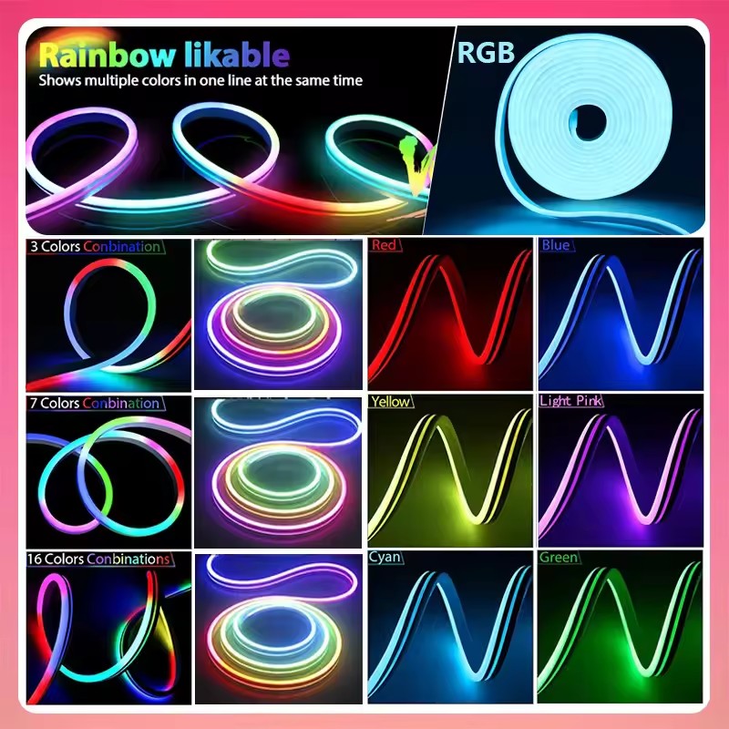 Pita LED Neon Addressable 24V  - Outdoor Power Strip Weatherproof ulasan dan harga