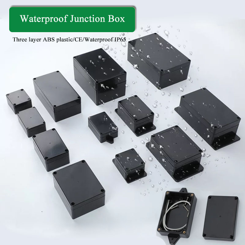 Kotak Plastik ABS Hitam Tahan  - Outdoor Power Junction Box ulasan dan harga