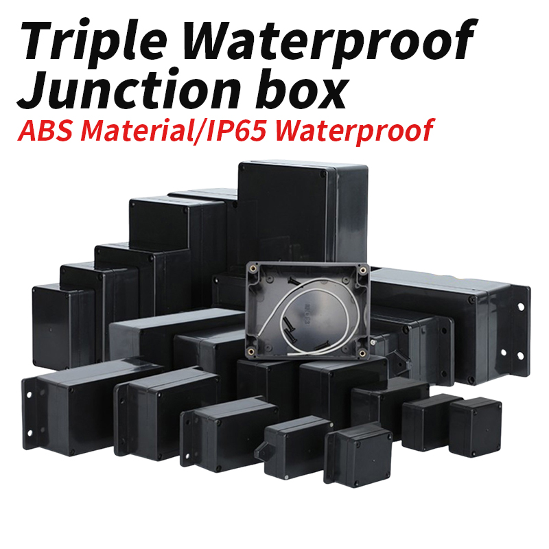Kotak Plastik ABS Hitam Tahan  - Outdoor Power Junction Box ulasan dan harga