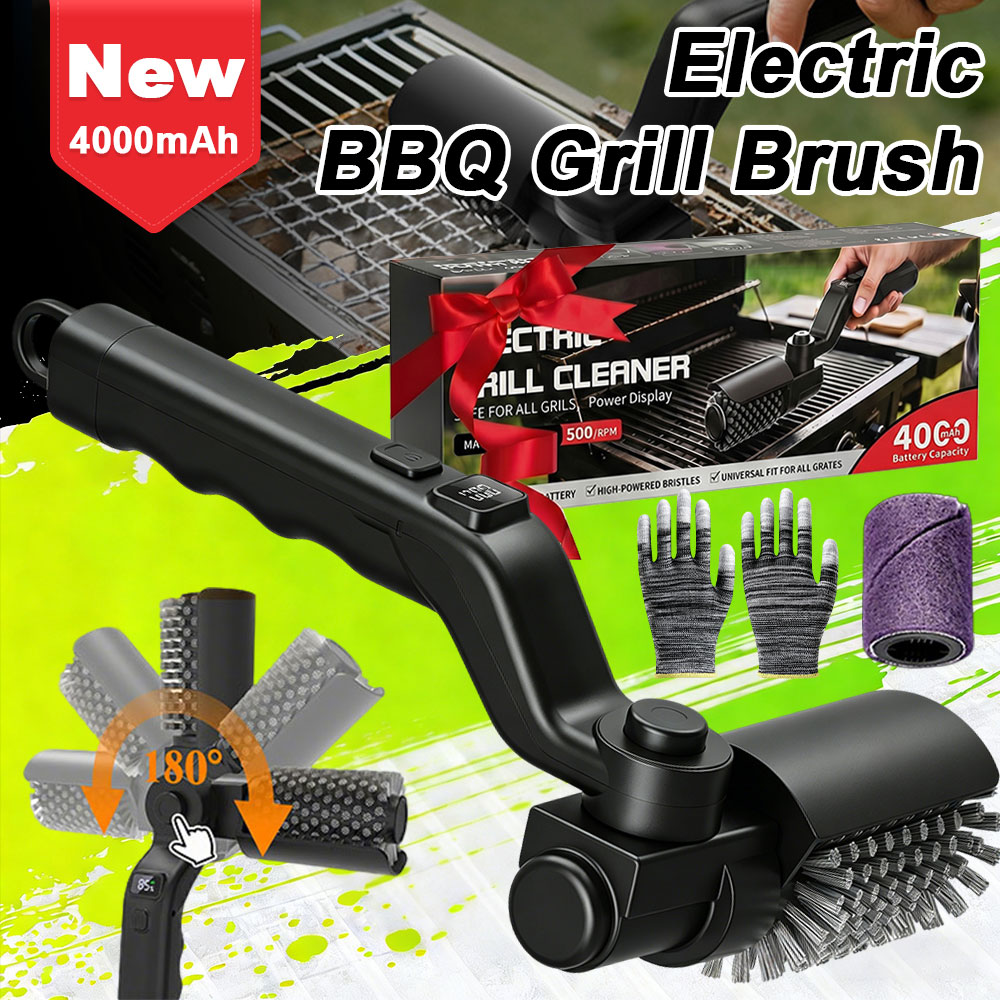 Sikat Pembersih Panggangan Lis - Outdoor Power Brush ulasan dan harga