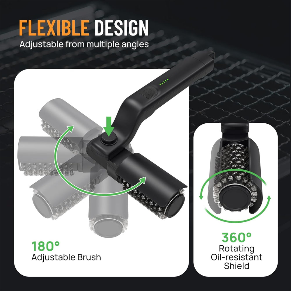Sikat Panggangan Listrik Isi U - Outdoor Power Brush ulasan dan harga