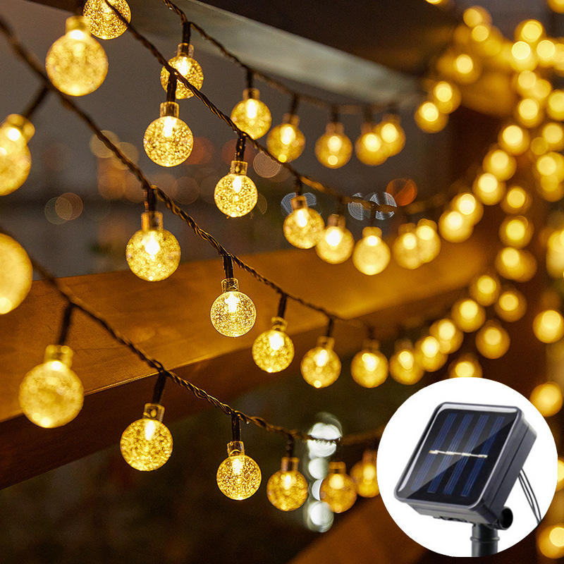 20/50/100 LED Bola Kristal Ten - Outdoor Power For Wedding ulasan dan harga