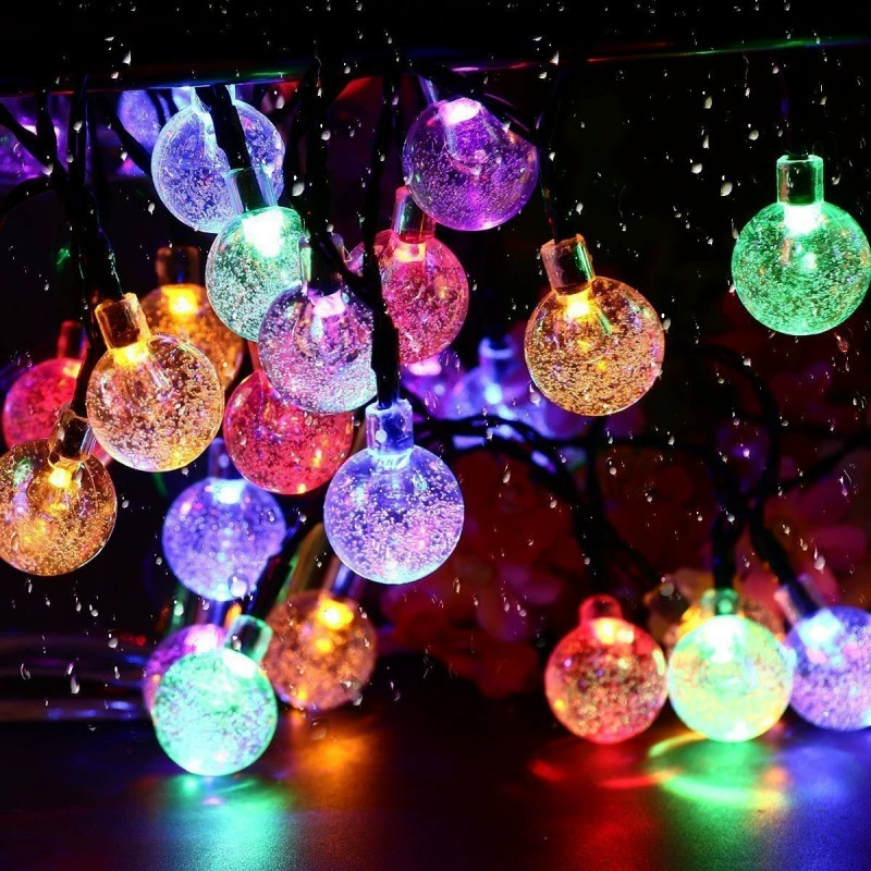 20/50/100 LED Bola Kristal Ten - Outdoor Power For Wedding ulasan dan harga