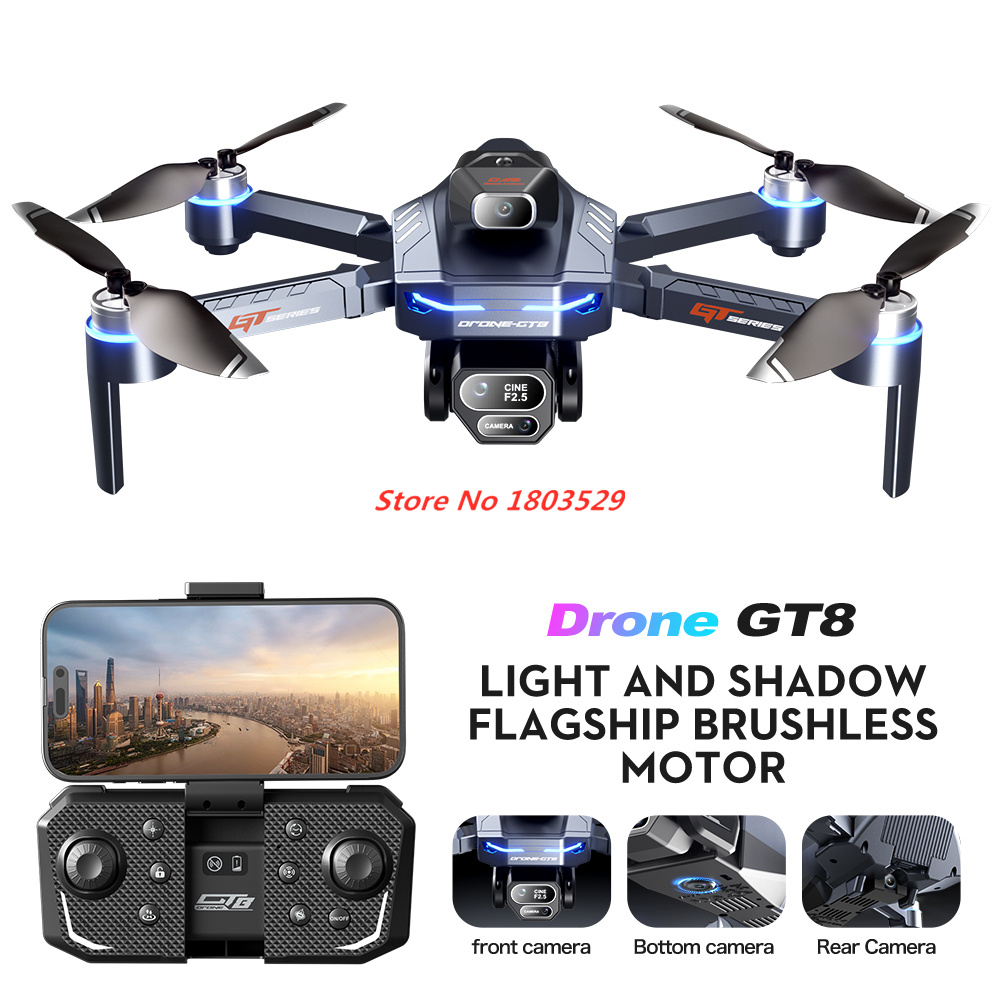 Drone Tanpa Sikat Tiga Kamera  - Outdoor Power Brush ulasan dan harga