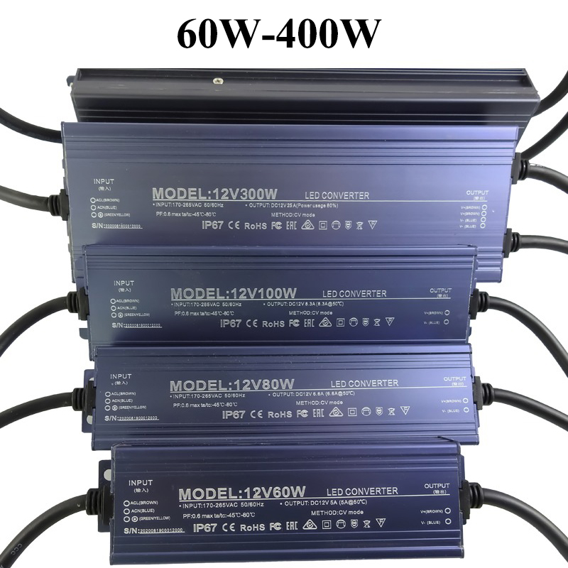Catu Daya Tahan Air 12V 24V AC - Outdoor Power Supply 12V ulasan dan harga